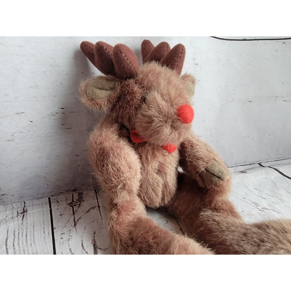 Wang’s International 14" Plush Reindeer Christmas Holiday Craft Stuffed Animal - Picture 2 of 7
